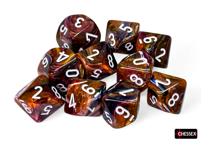 Chessex: Festive™ D10 DICE SET