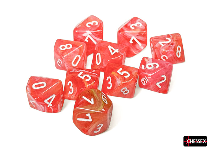 Chessex: Festive™ D10 DICE SET