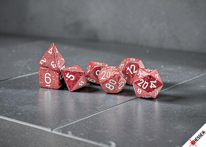 Chessex: Speckled 7-Die Polyhedral Set - Lave Stone