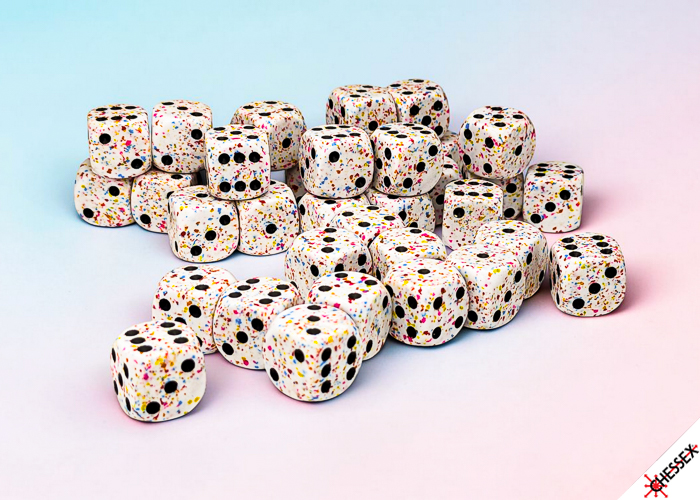 Chessex: Speckled 12mm 36 Dice Block - Birthday
