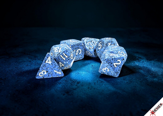 Chessex: Speckled 7-Die Polyhedral Set - Ocean Stone
