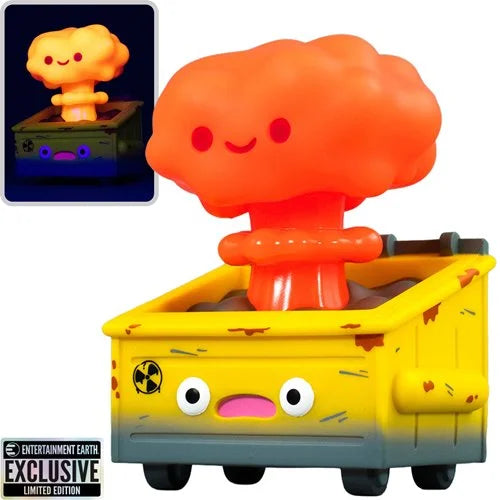 Lil Nuclear Dumpster Fire Vinyl Figure (Radioactive Red Variant)