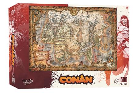 Conan: Hyborian Age - 1,500 Piece Map Puzzle