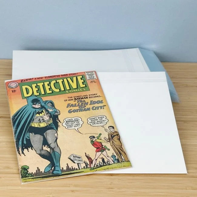 BCW Premade® Resealable Silver Comic Bag and Board - 50 Ct Pack