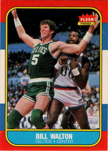 1986-87 Fleer Basketball #119 Bill Walton Base Rookie Card