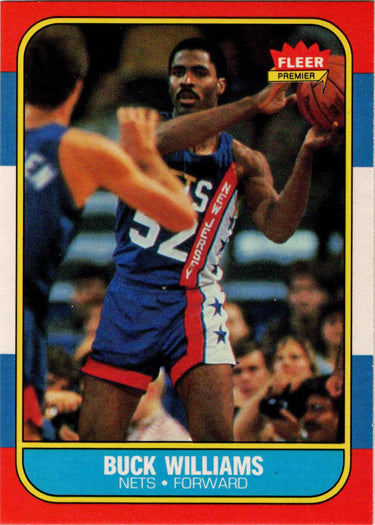1986-87 Fleer Basketball #123 Buck Williams Base Rookie Card