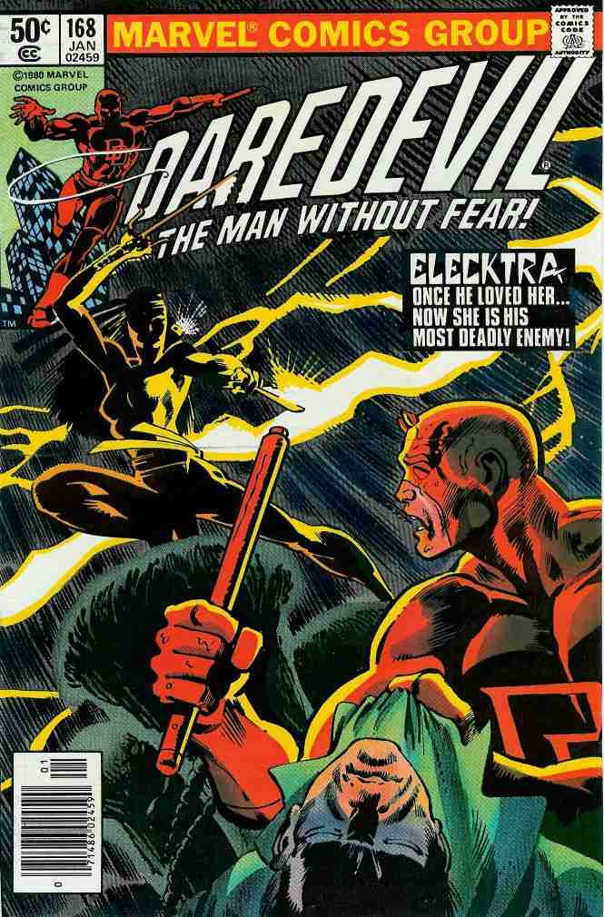 Daredevil #168 (1981) CGC 7.5 1st Elektra Signed by Frank Miller