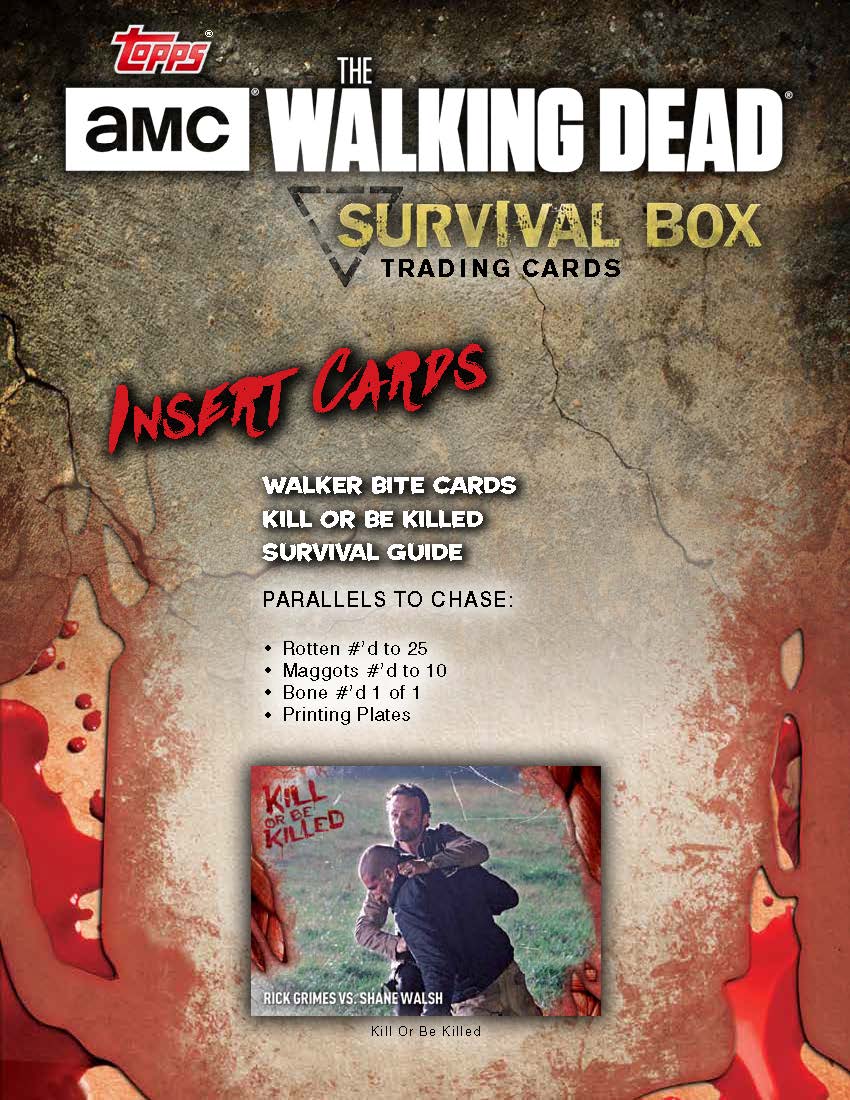 Topps 2016 Walking Dead Survival Box Factory Sealed Master Hobby Box