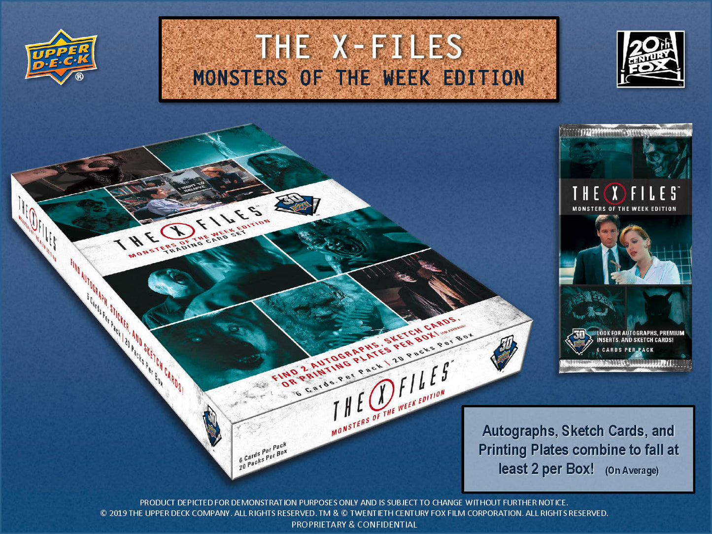 2024 Upper Deck The X-Files Monsters of the Week Edition Card Box