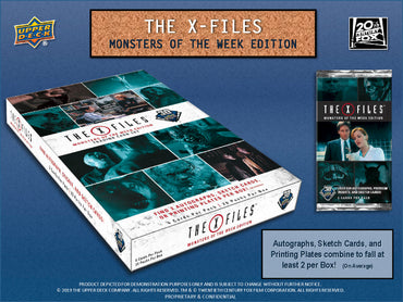 2024 Upper Deck The X-Files Monsters of the Week Edition Card Box  - POS ONLY