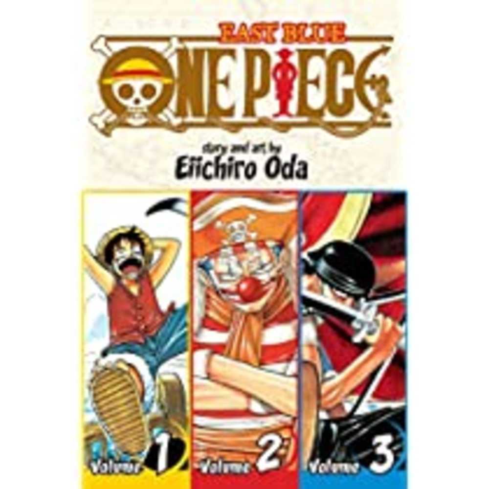 One Piece Graphic Novel Set Volume 1 2 & 3 East Blue
