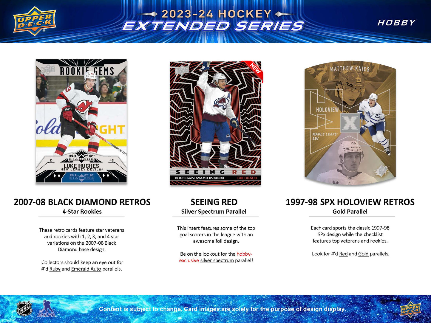2023-24 Upper Deck Extended Series Hockey Hobby Box