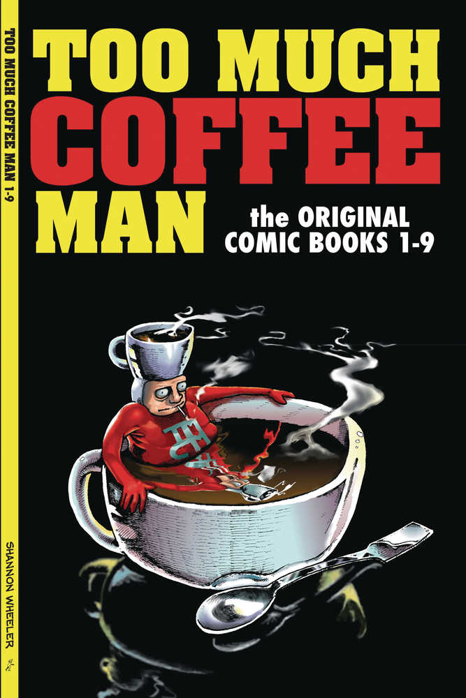 Too Much Coffee Man Original Comics 1-9 TPB Signed Used