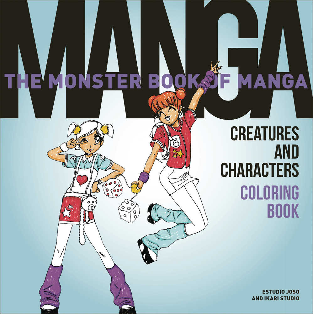 Monster Book Of Manga Cfeatures Characters Coloring Book