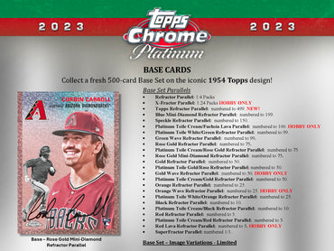2023 Topps Chrome Platinum Anniversary Baseball Hobby Box ***PRE-ORDER***