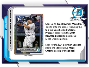 2024 Topps Bowman Baseball Mega Box  ***PRE-ORDER***