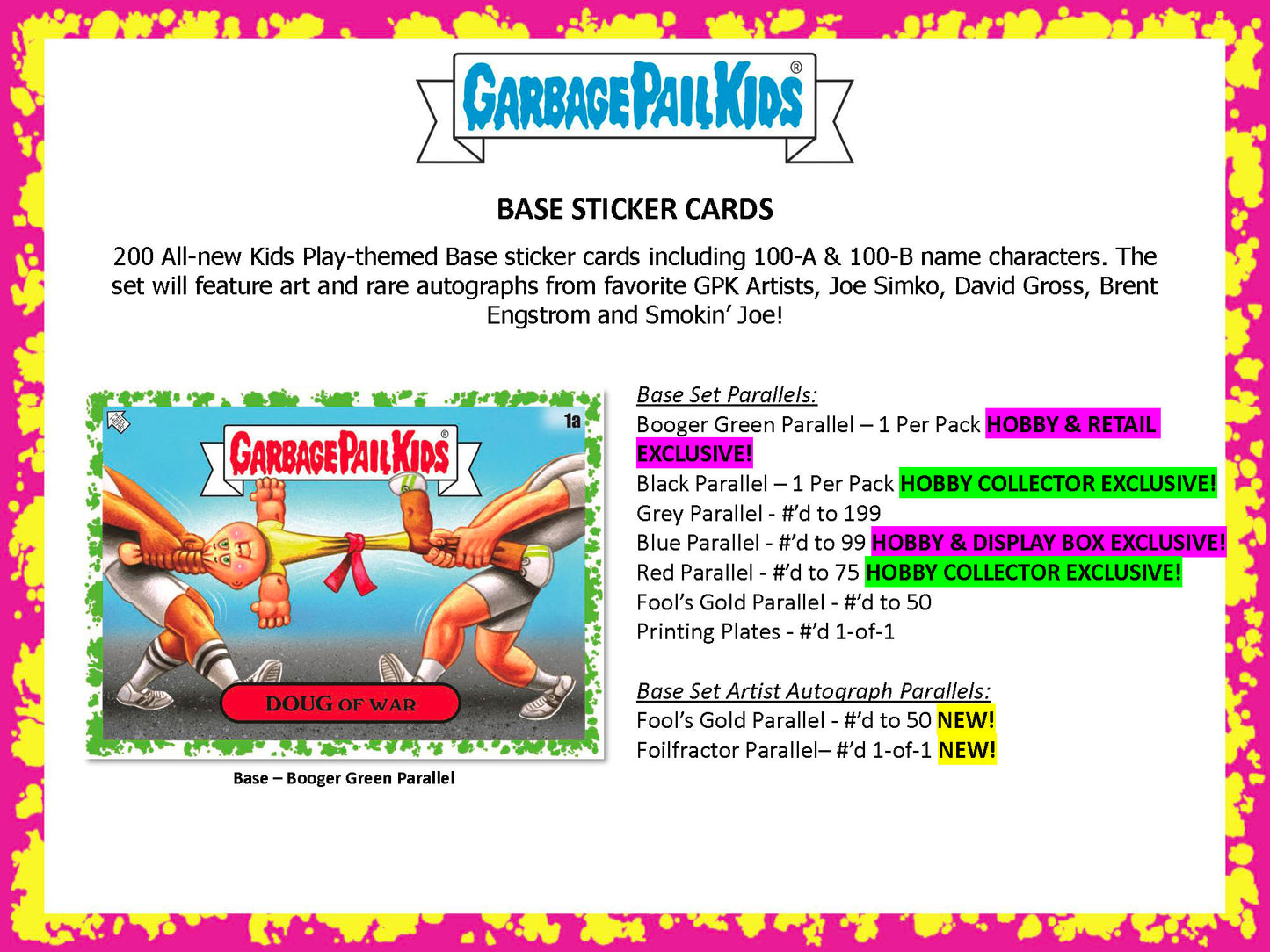 2024 Topps Garbage Pail Kids Series 1 Kids-At-Play Hobby Direct Box