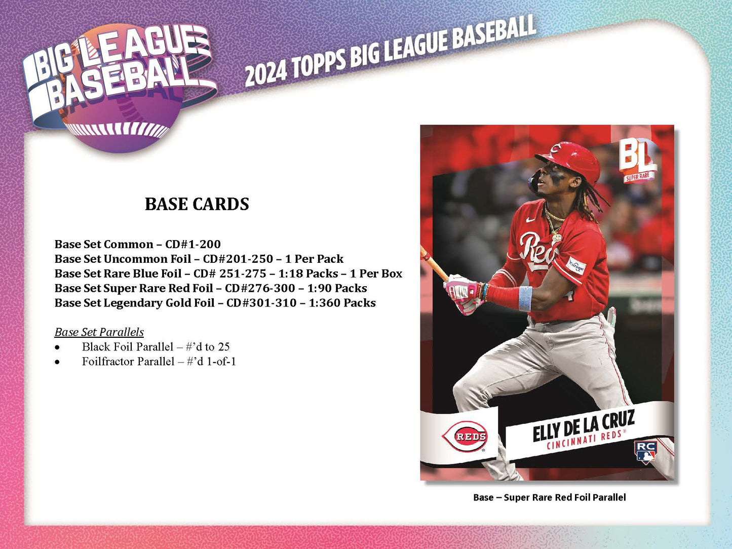 2024 Topps Big League Baseball Hobby Card Box