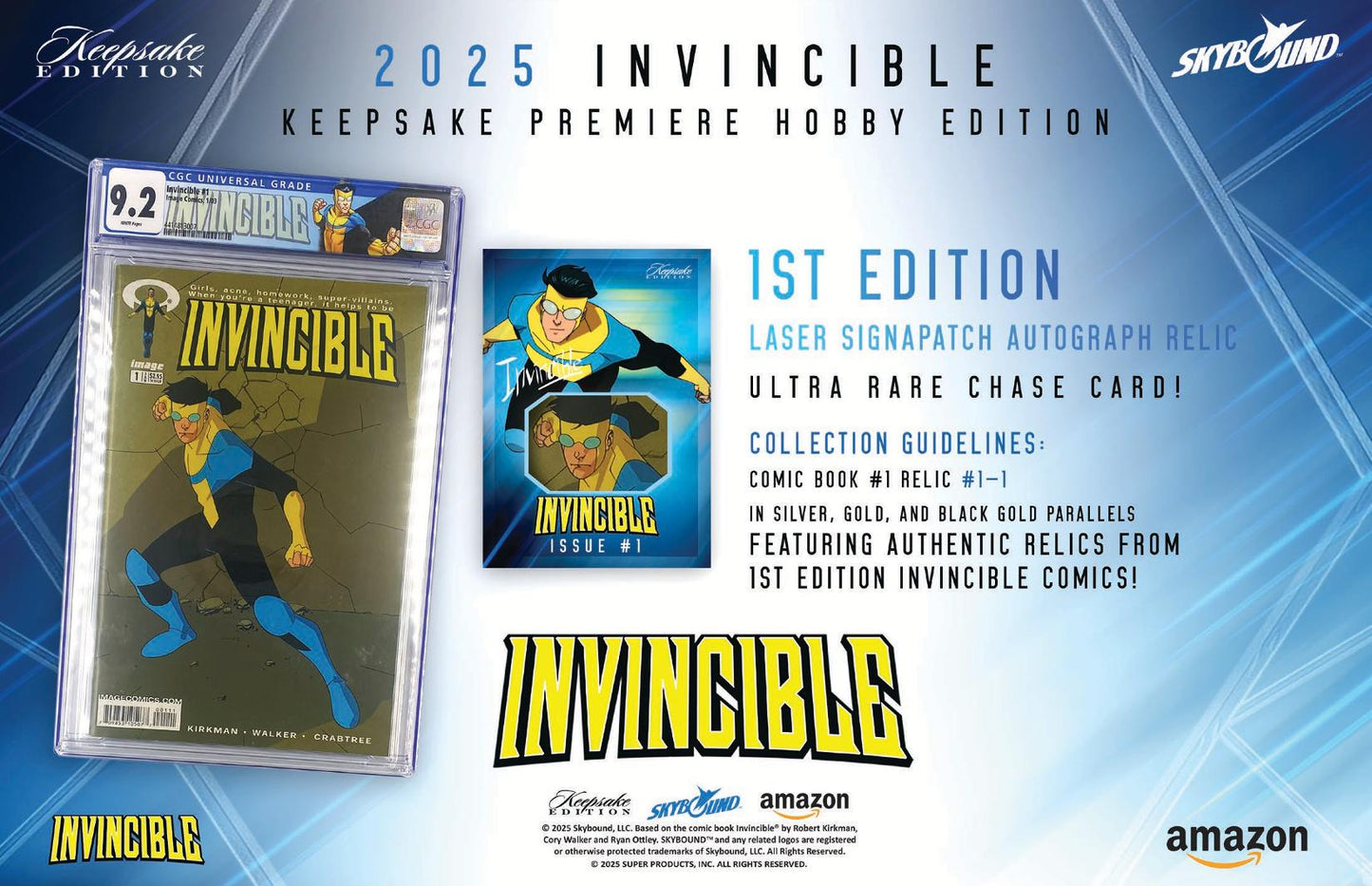 2025 Keepsake Invincible Season 1 Premiere Edition Hobby Pack