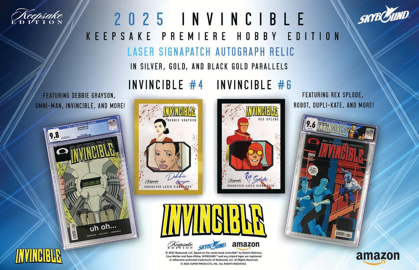 2025 Keepsake Invincible Season 1 Premiere Edition Hobby Pack