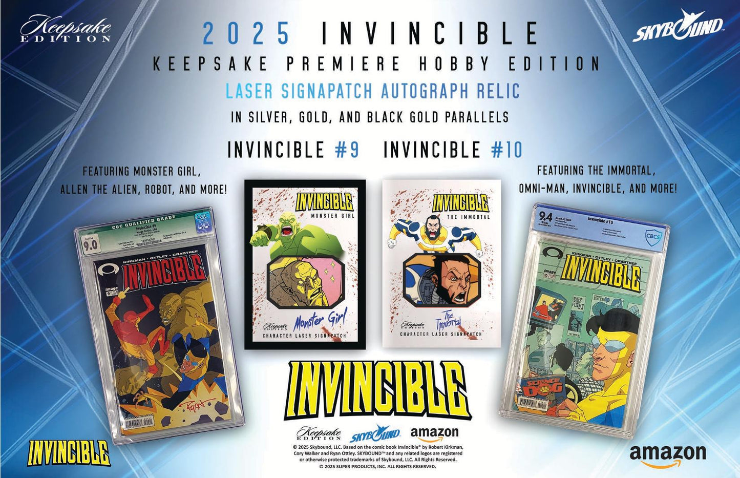 2025 Keepsake Invincible Season 1 Premiere Edition Hobby Pack