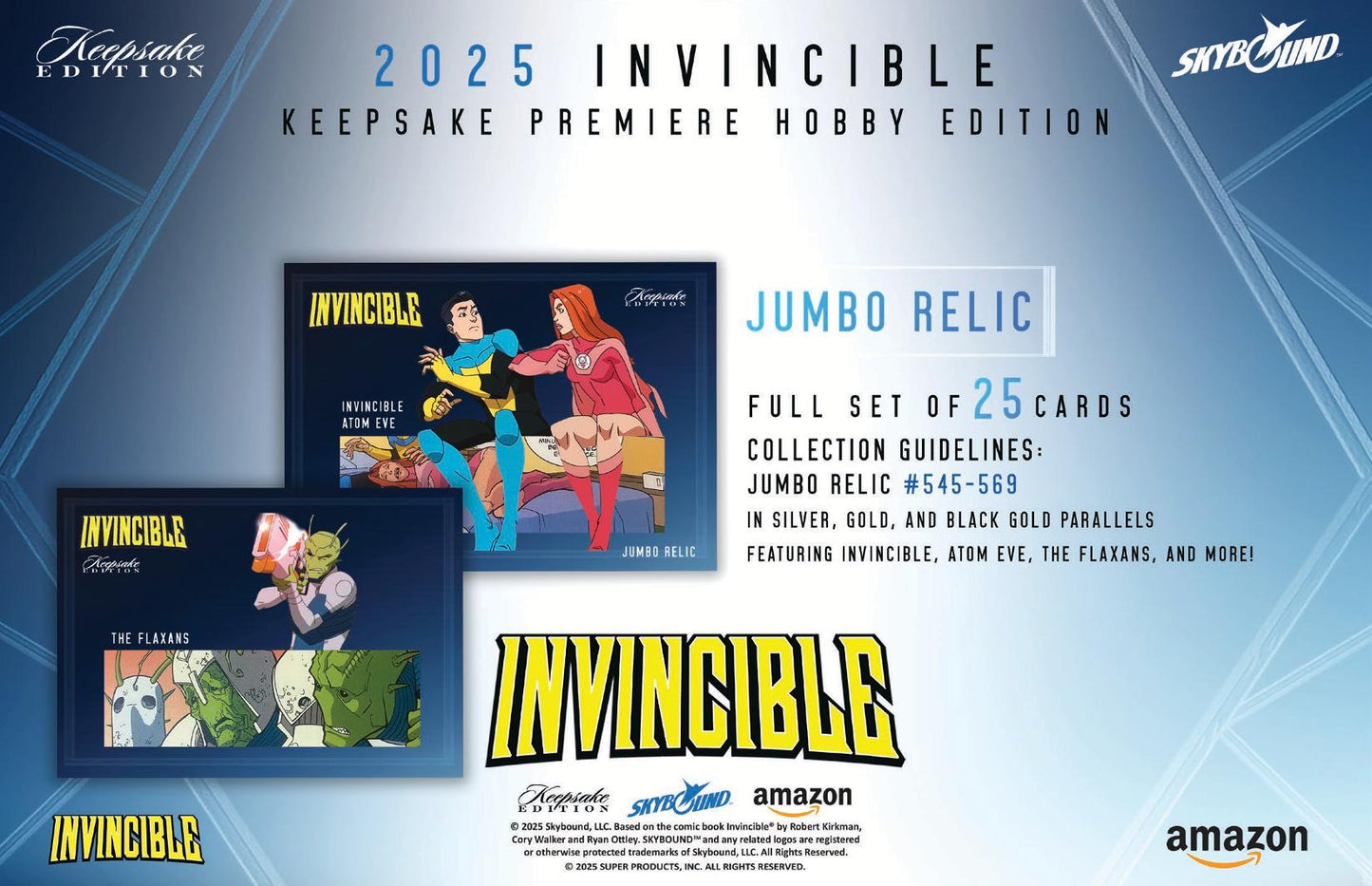 2025 Keepsake Invincible Season 1 Premiere Edition Hobby Pack