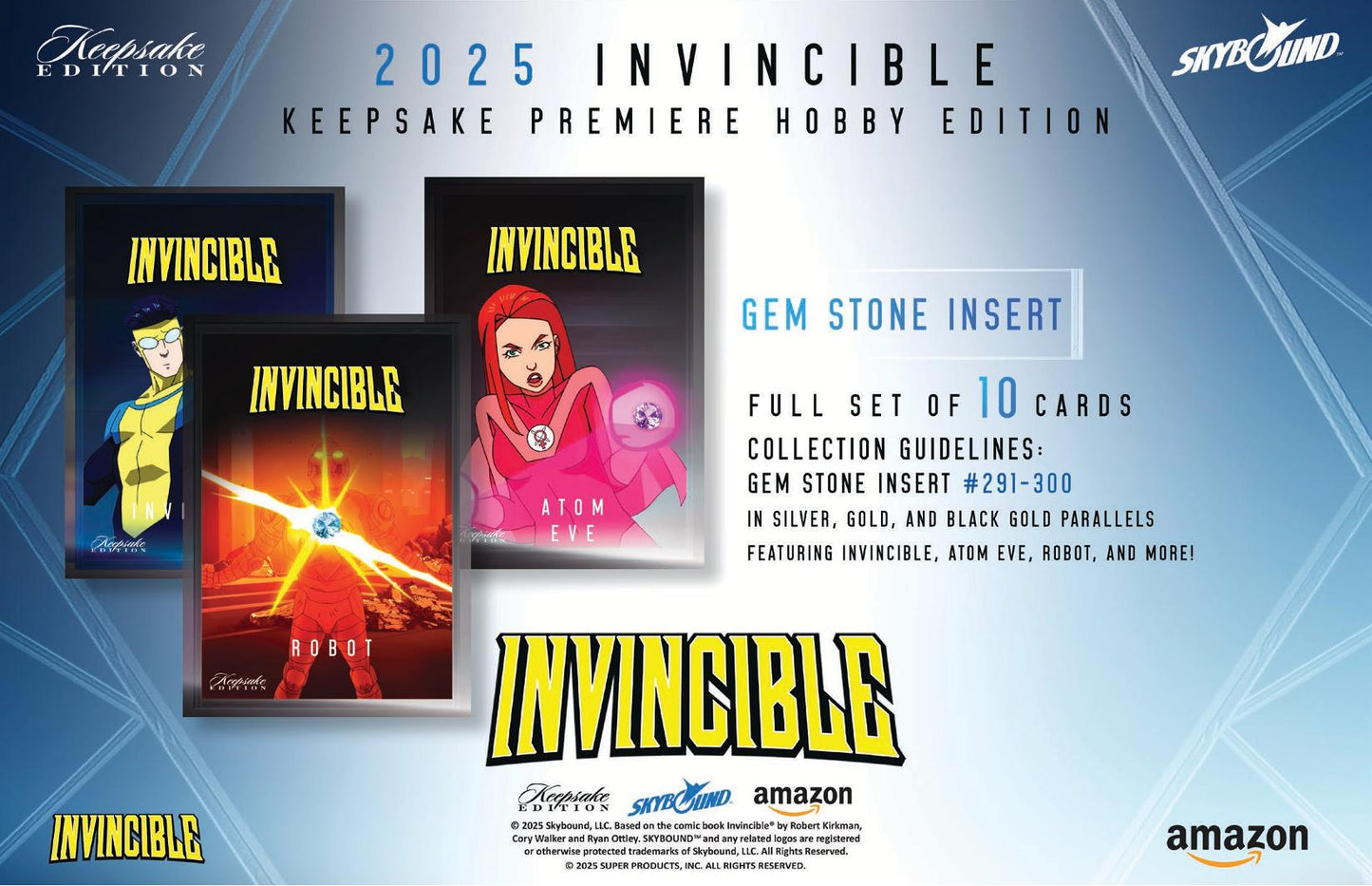 2025 Keepsake Invincible Season 1 Premiere Edition Hobby Pack