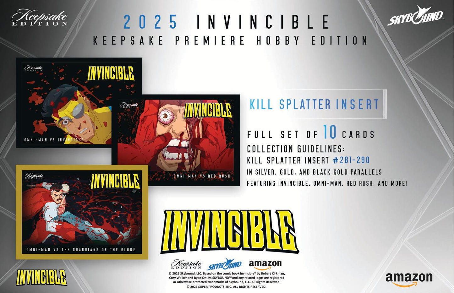 2025 Keepsake Invincible Season 1 Premiere Edition Hobby Pack