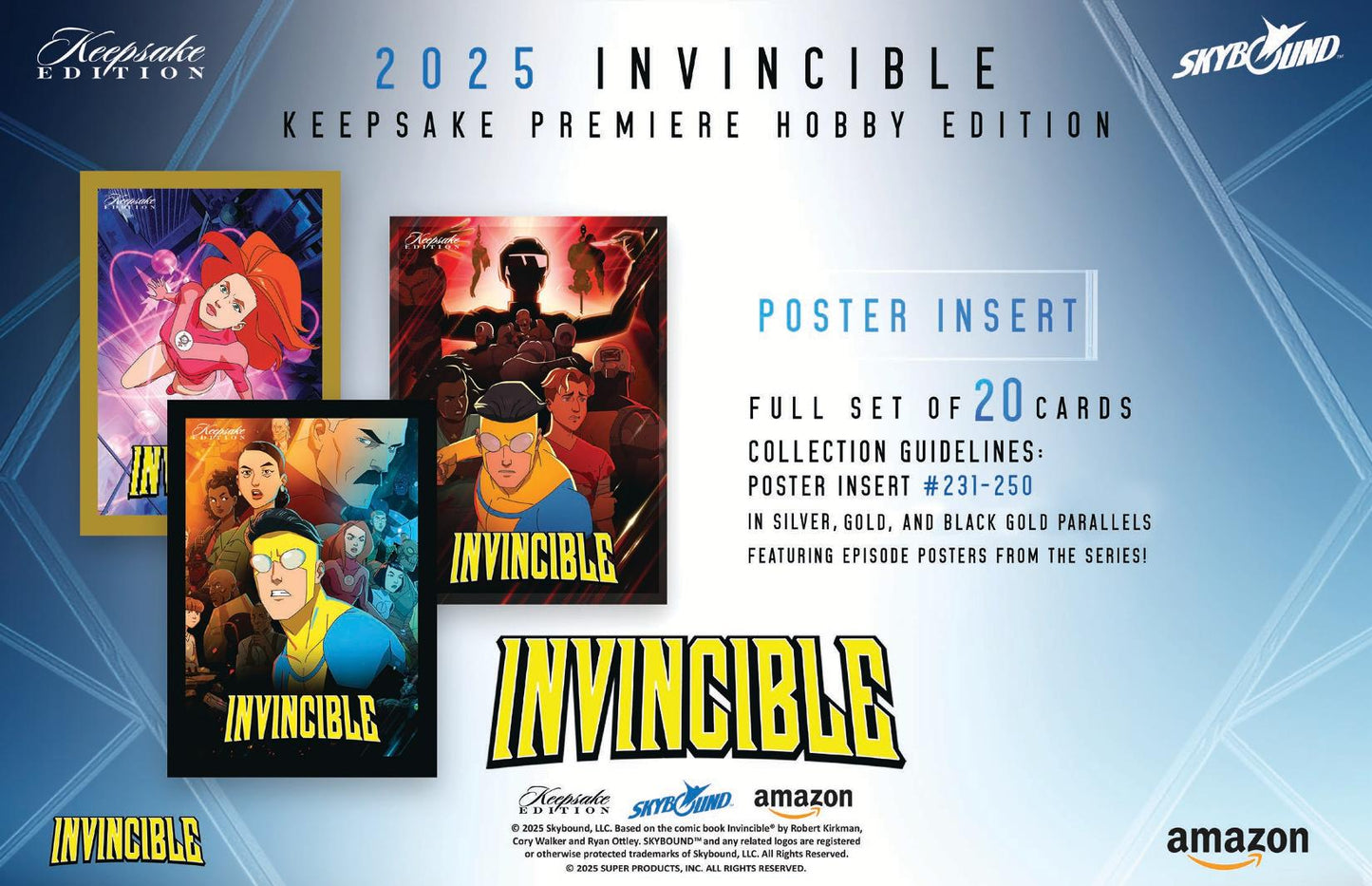 2025 Keepsake Invincible Season 1 Premiere Edition Hobby Pack