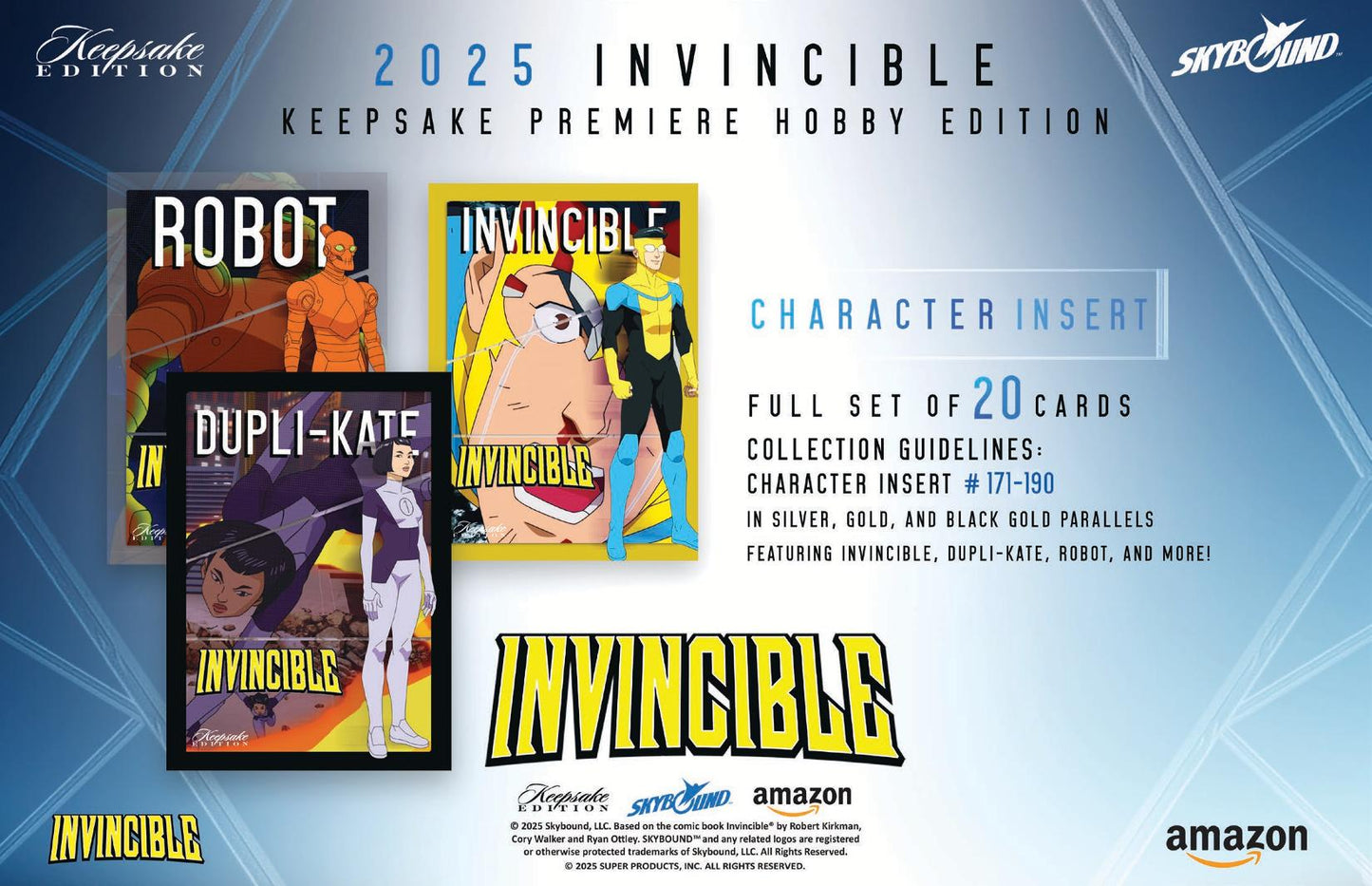 2025 Keepsake Invincible Season 1 Premiere Edition Hobby Pack