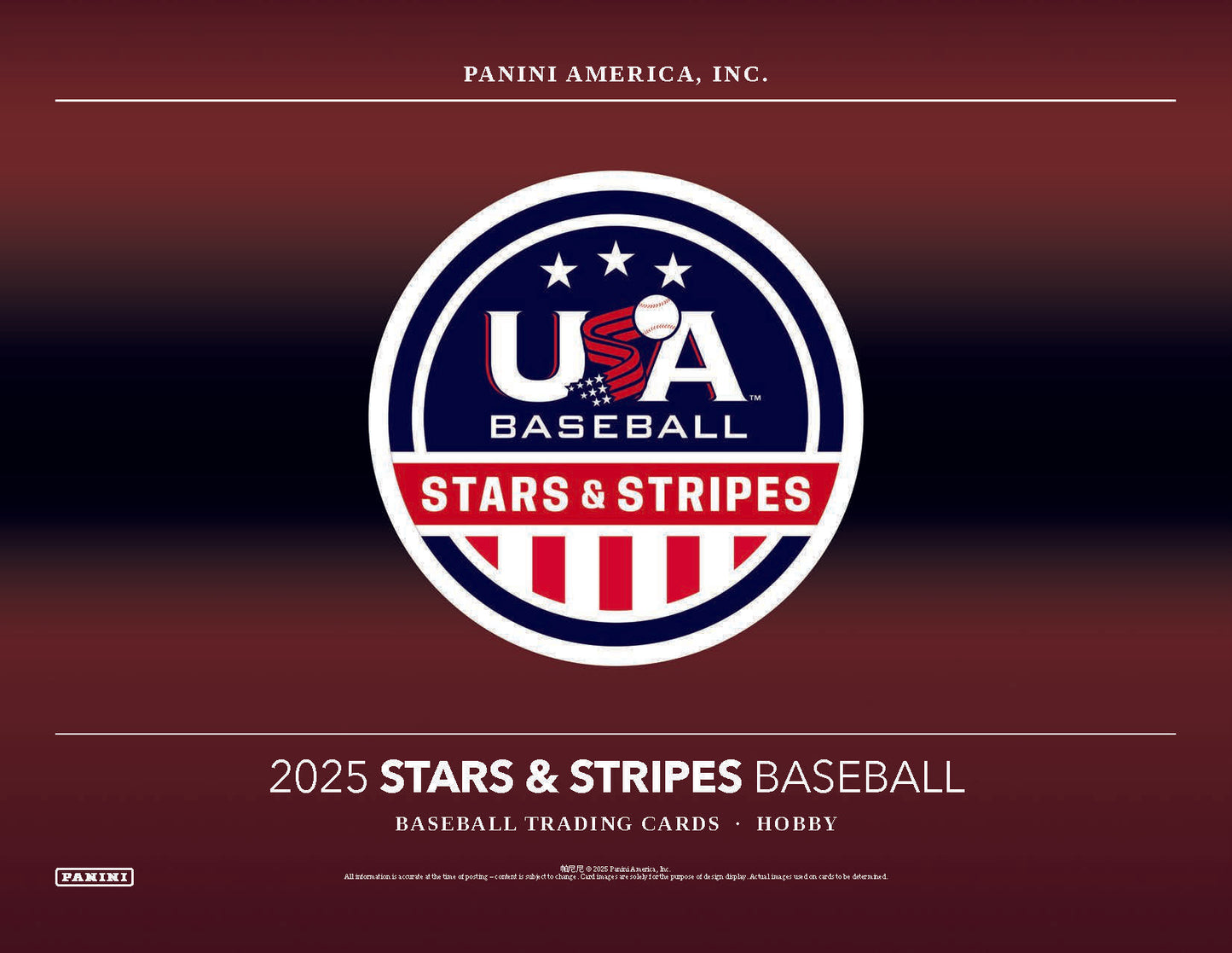 2025 Panini USA Baseball Stars & Stripes Hobby Box