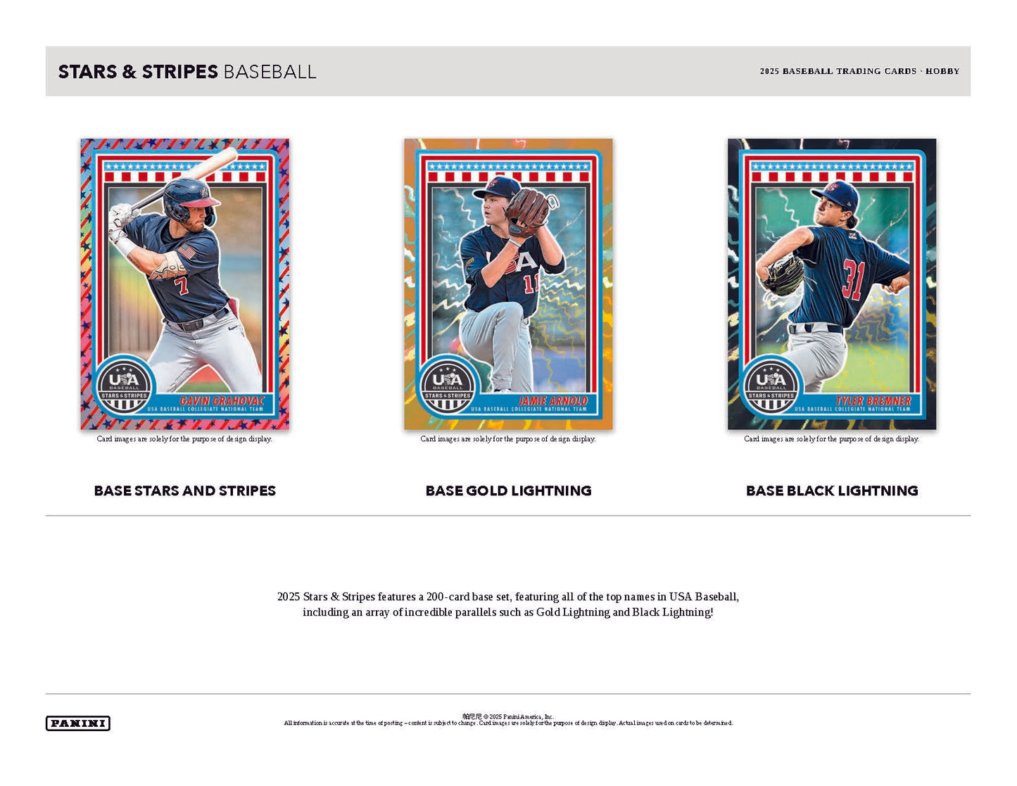 2025 Panini USA Baseball Stars & Stripes Hobby Box