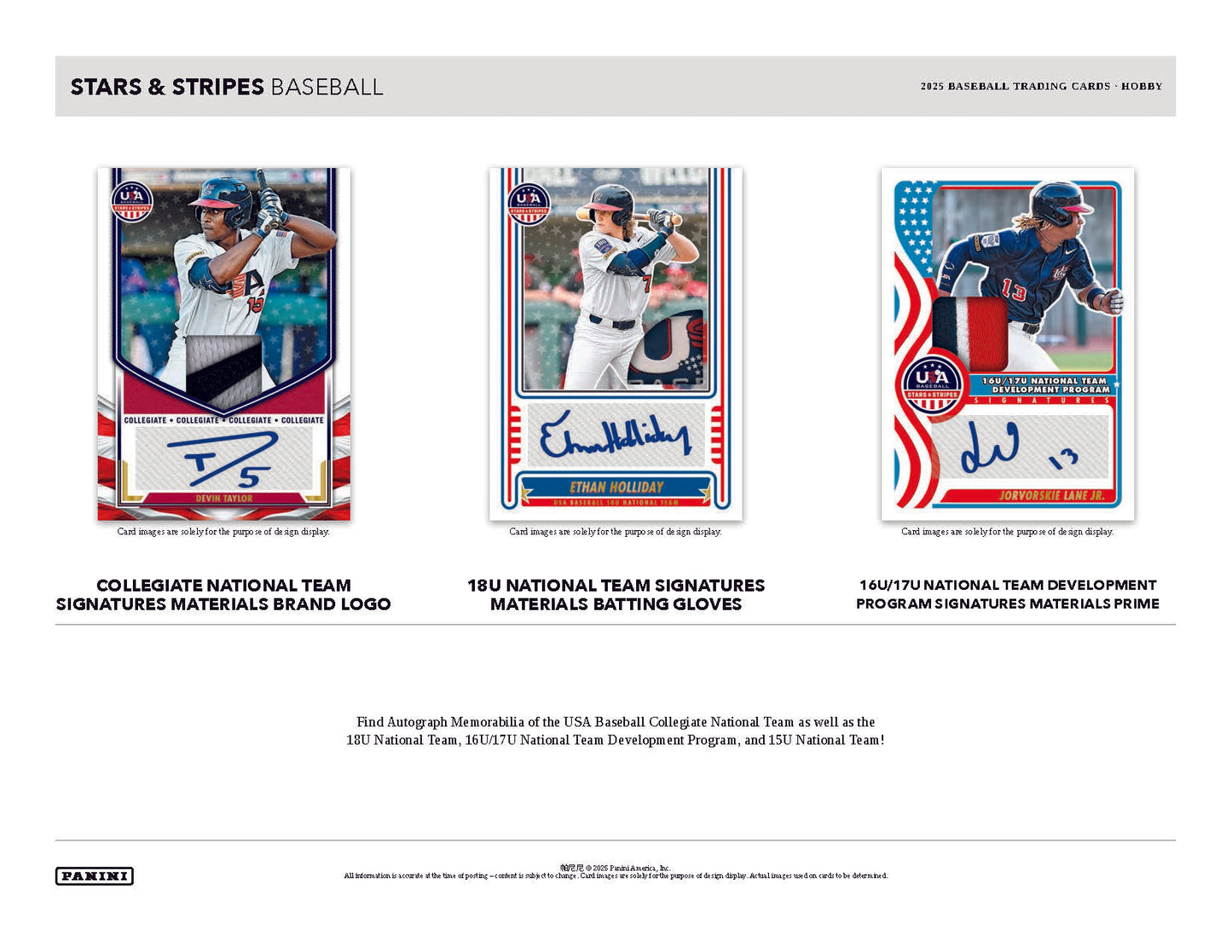 2025 Panini USA Baseball Stars & Stripes Hobby Box