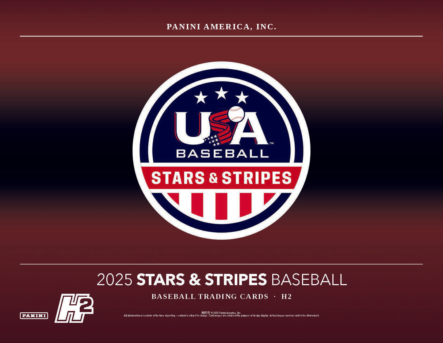 2025 Panini USA Baseball Stars & Stripes Hobby Hybrid H2 Box