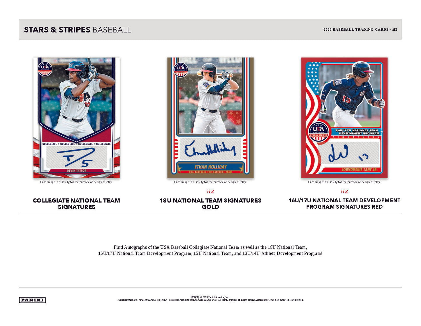 2025 Panini USA Baseball Stars & Stripes Hobby Hybrid H2 Box
