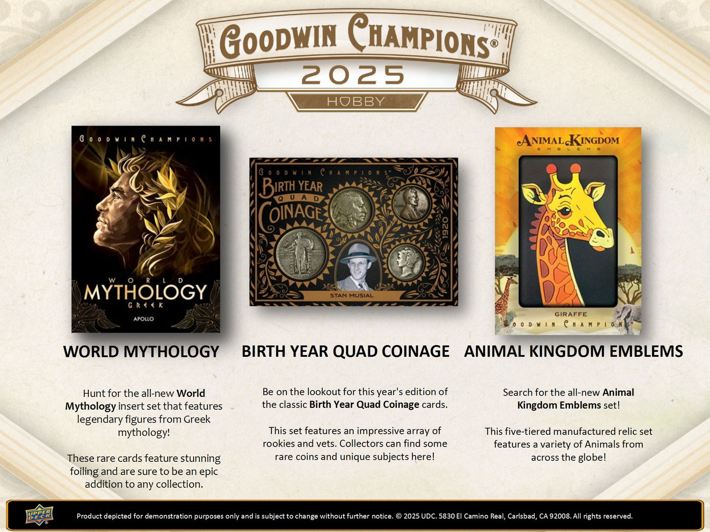 2025 Upper Deck Goodwin Champions Trading Card Box