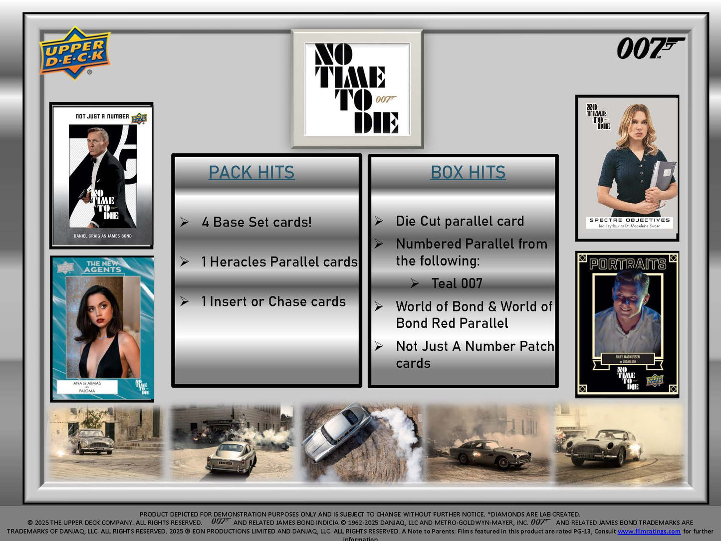 2025 Upper Deck James Bond No Time To Die Hobby Box