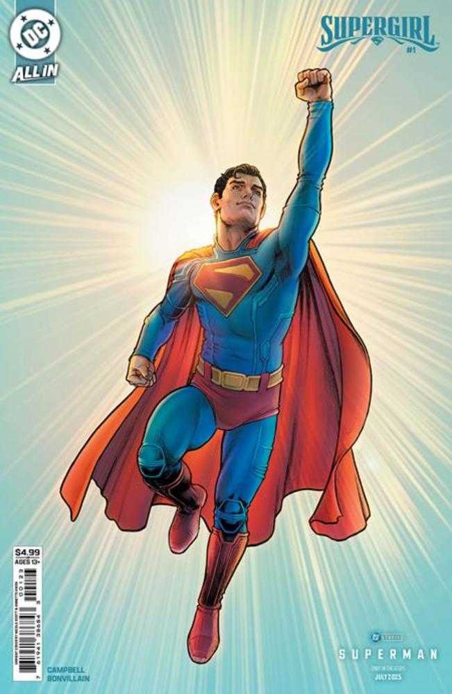 Supergirl #1 Cover I Nicola Scott Superman Movie Card Stock Variant