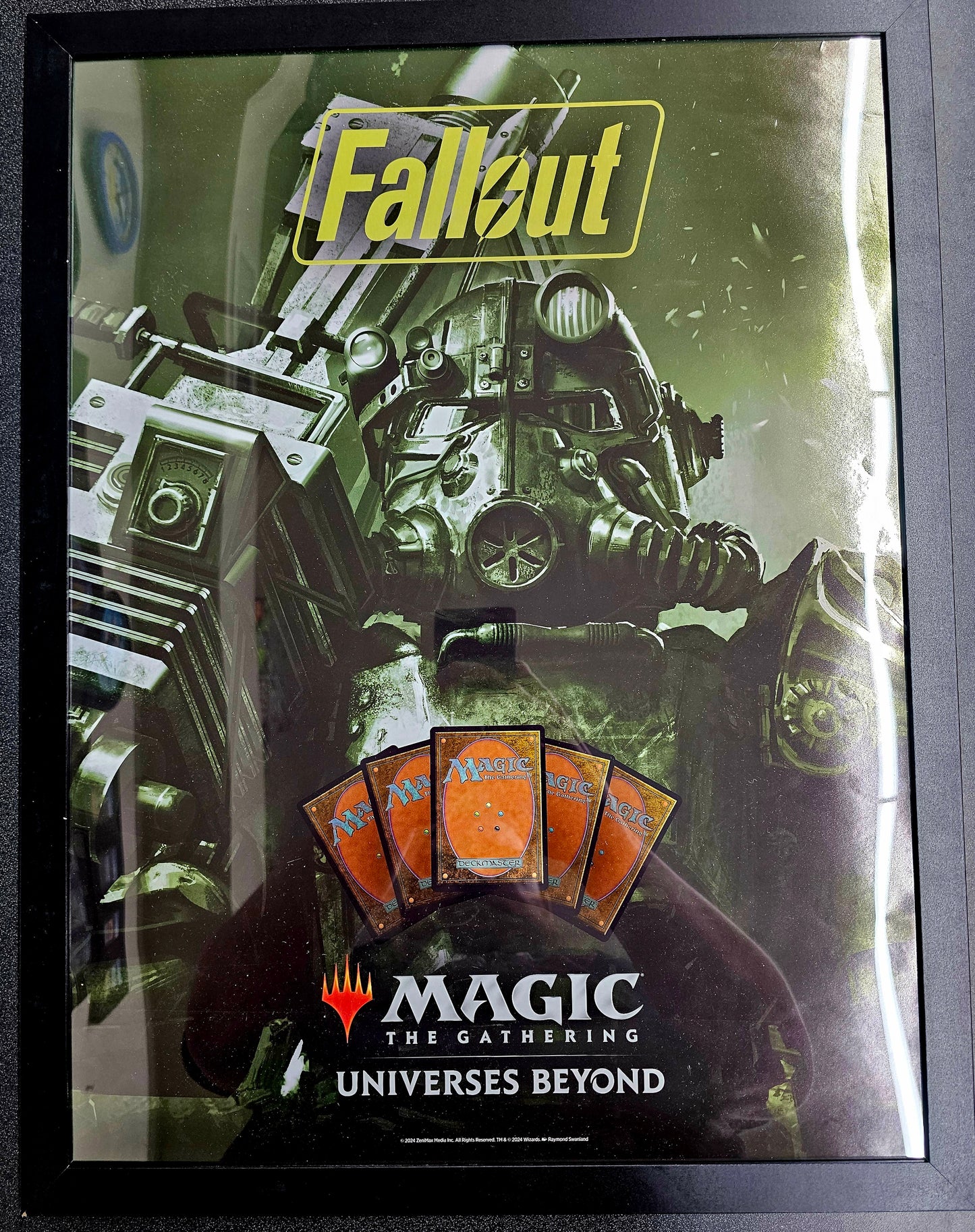 Framed Magic: the Gathering WPN Promotional Poster - Fallout (Foil)