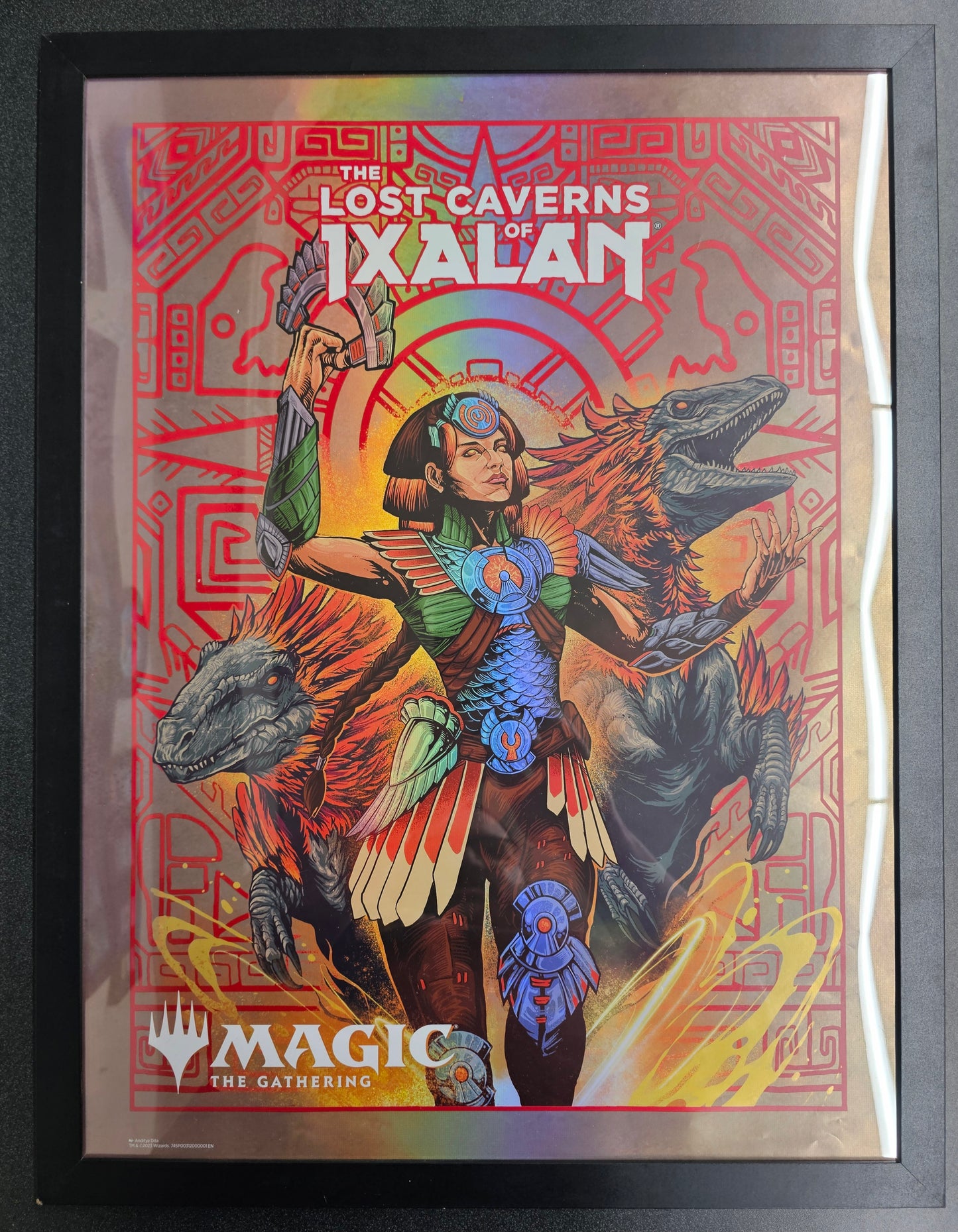 Framed Magic: the Gathering WPN Promotional Poster - Lost Caverns of Ixalan (Foil)
