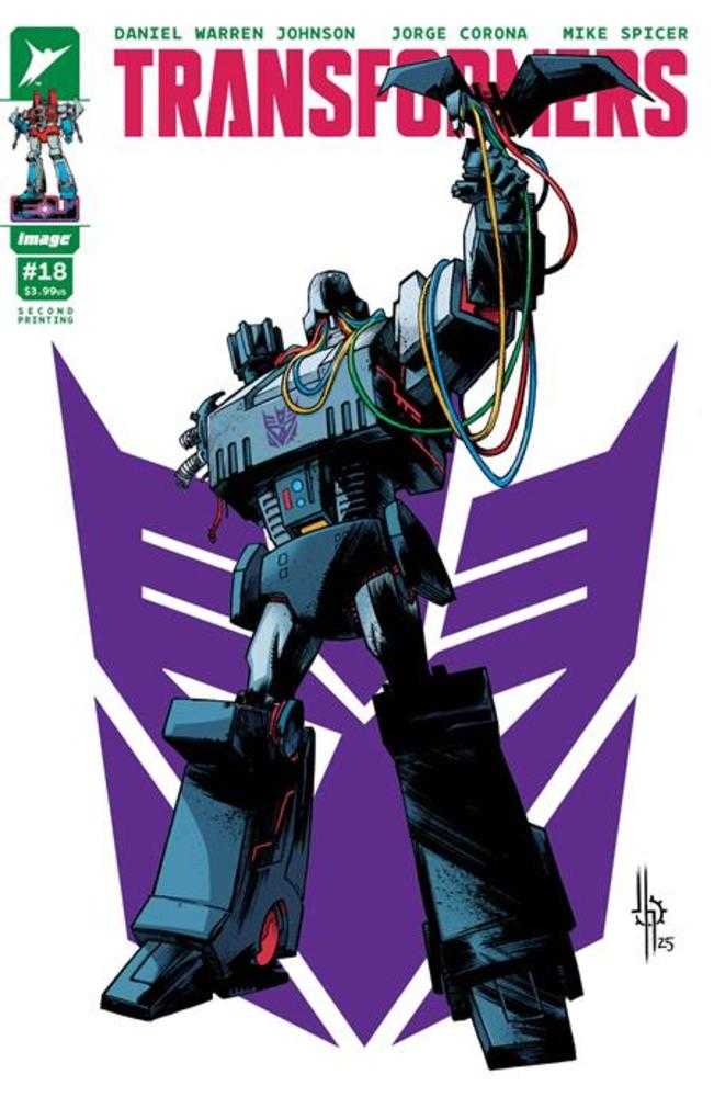 Transformers #18 2nd Print Cover A Jason Howard Decepticon Cover