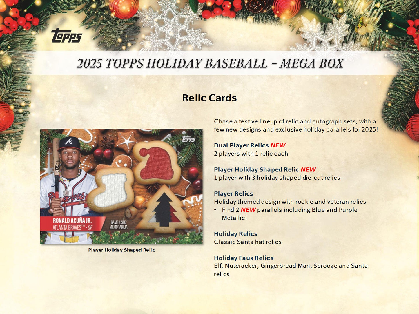 2025 Topps Baseball Holiday Mega Box