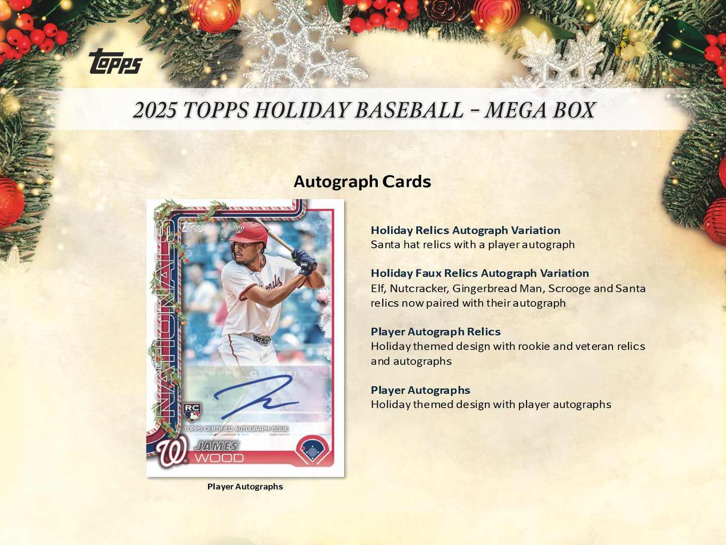 2025 Topps Baseball Holiday Mega Box