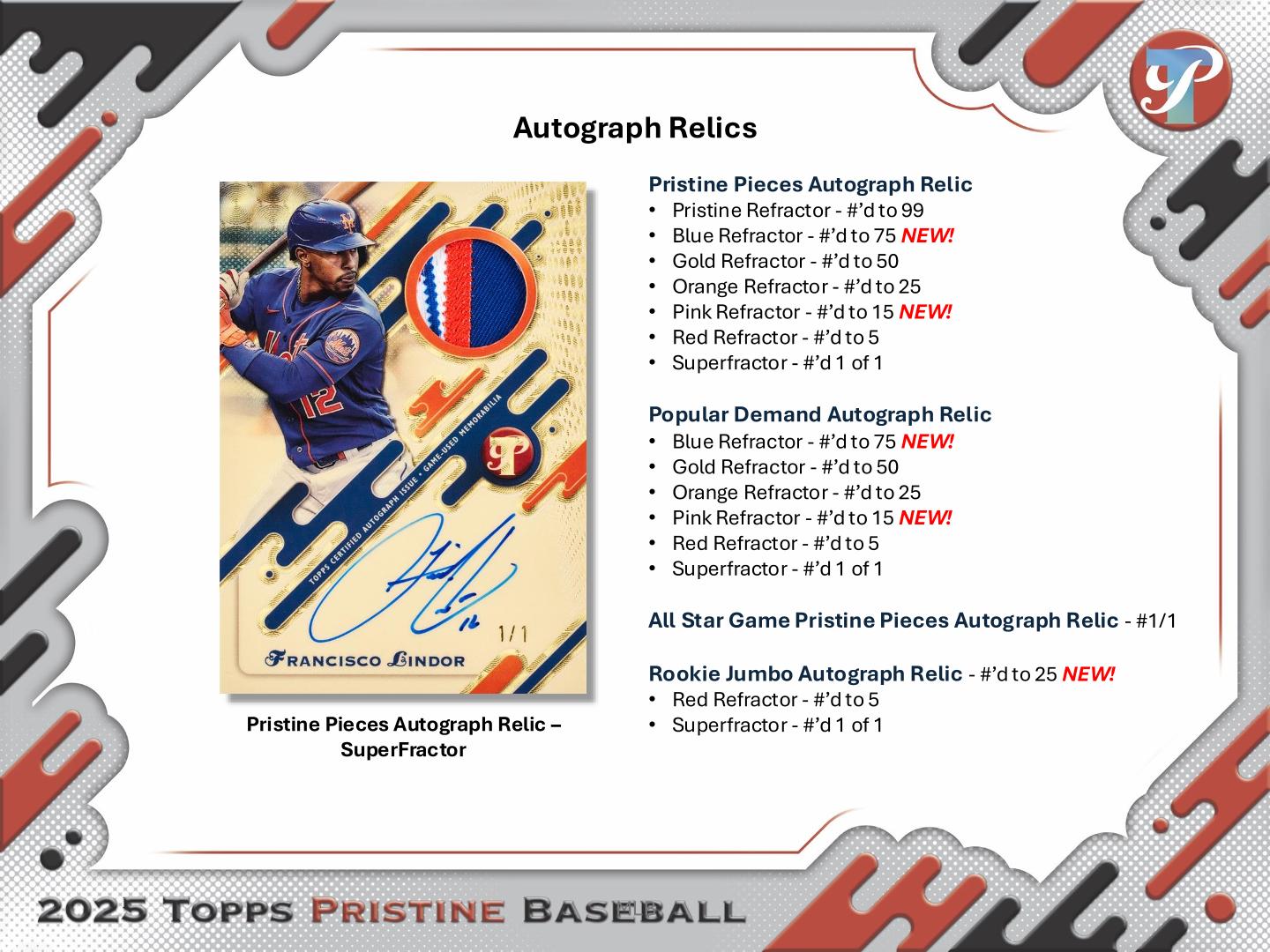 2025 Topps Pristine Baseball Hobby Box
