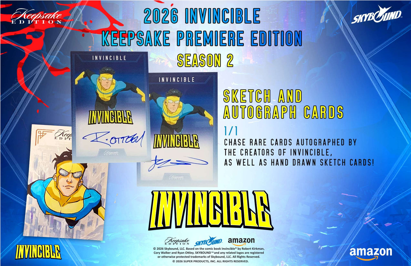 2026 Keepsake Invincible Season 2 Premiere Breaker Edition Box