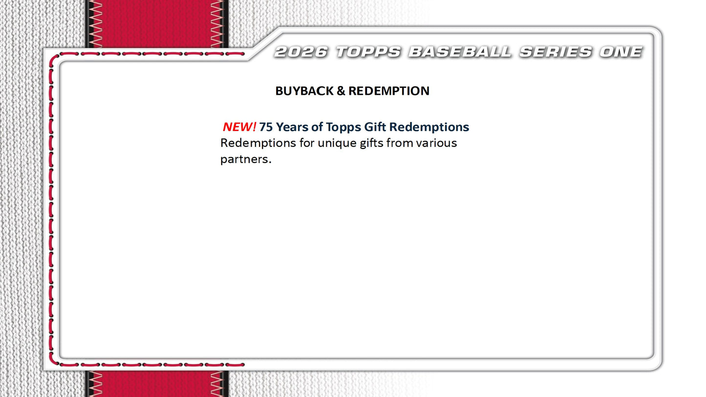 2026 Topps Series 1 Baseball Fat Pack