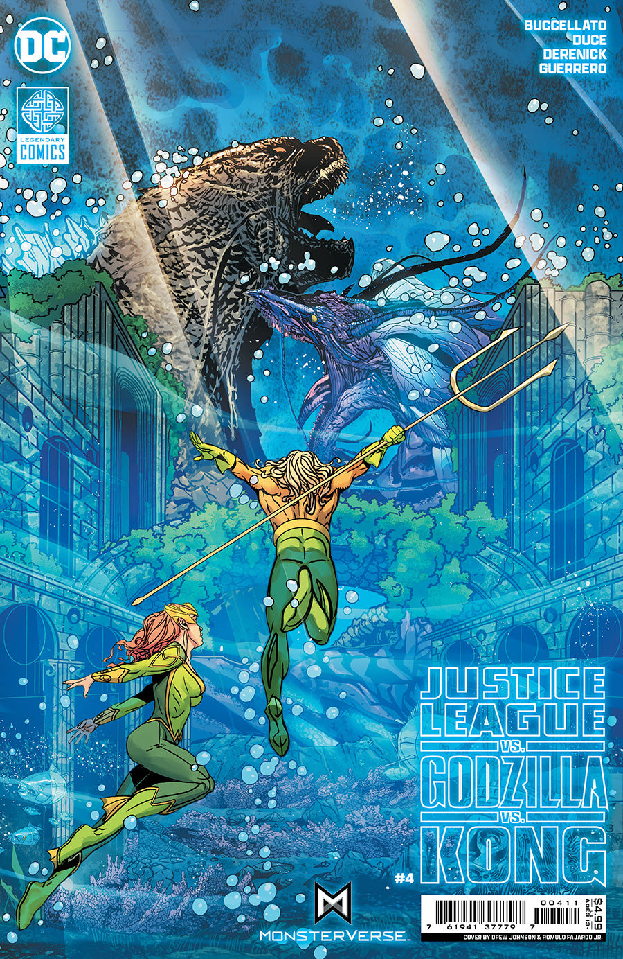 Justice League vs Godzilla vs Kong #4 (Of 7) Cover A Drew Johnson