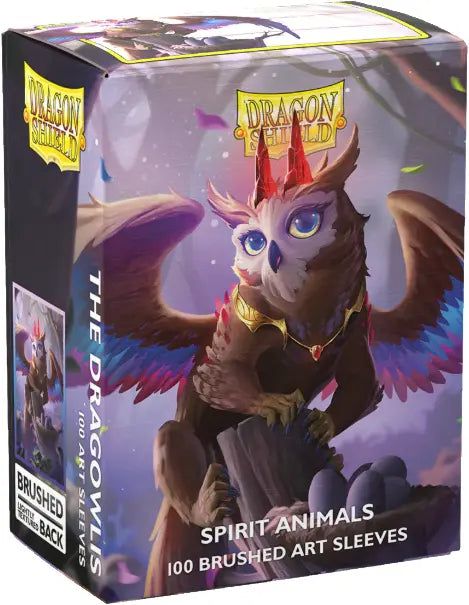 Dragon Shield Brushed Art Sleeves - The Dragowlis 100ct
