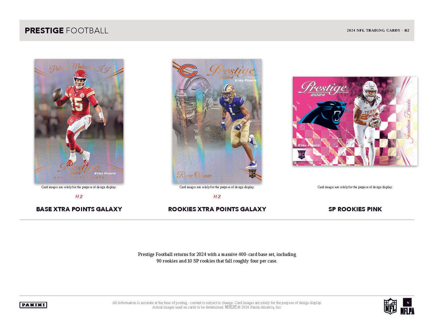 2024 Panini Prestige Football Hobby Hybrid H2 Box