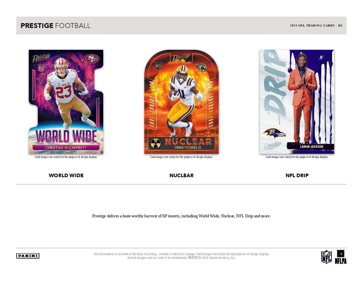 2024 Panini Prestige Football Hobby Hybrid H2 Box